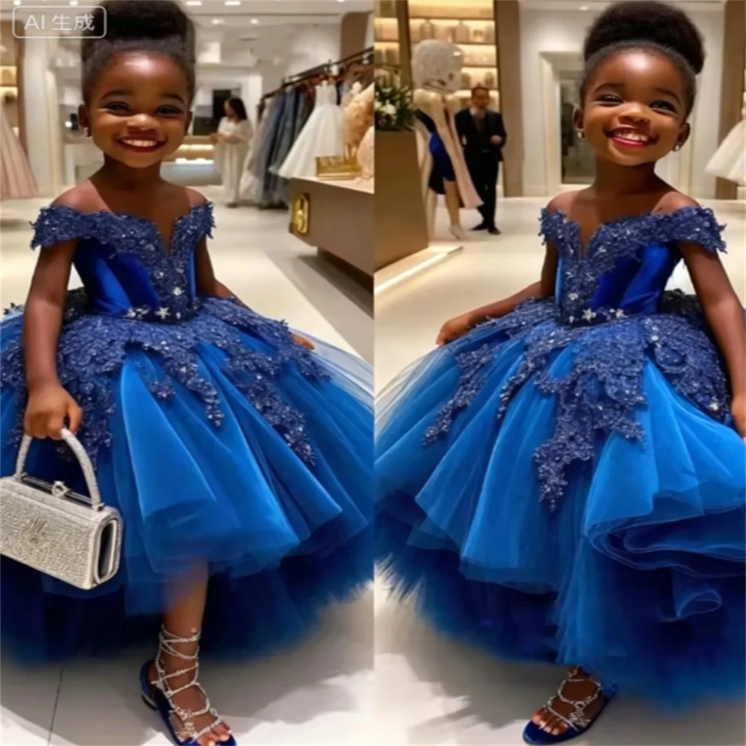 robe-de-demoiselle-d'honneur-bleu-royal-personnalisee-pour-mariage-en-dentelle-bouffante-avec-appliques-3d-en-tulle-robe-de-luxe-pour-bebe-enfant-anniversaire-premiere-communion