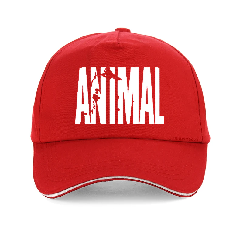 Men's Animal Muscle Design Baseball Cap Premium Cotton Adjustable Snapback Hat Gym Fitness Streetwear Breathable Training Cap fo