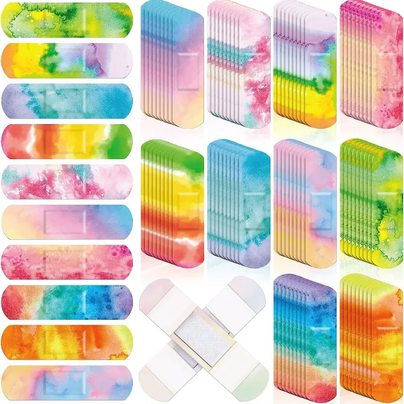 10pcs/set Colorful Cloud Pattern Band Aid PE Wound Plaster for Dressing Tape First Aid Strips Waterproof Adhesive Bandages Patch