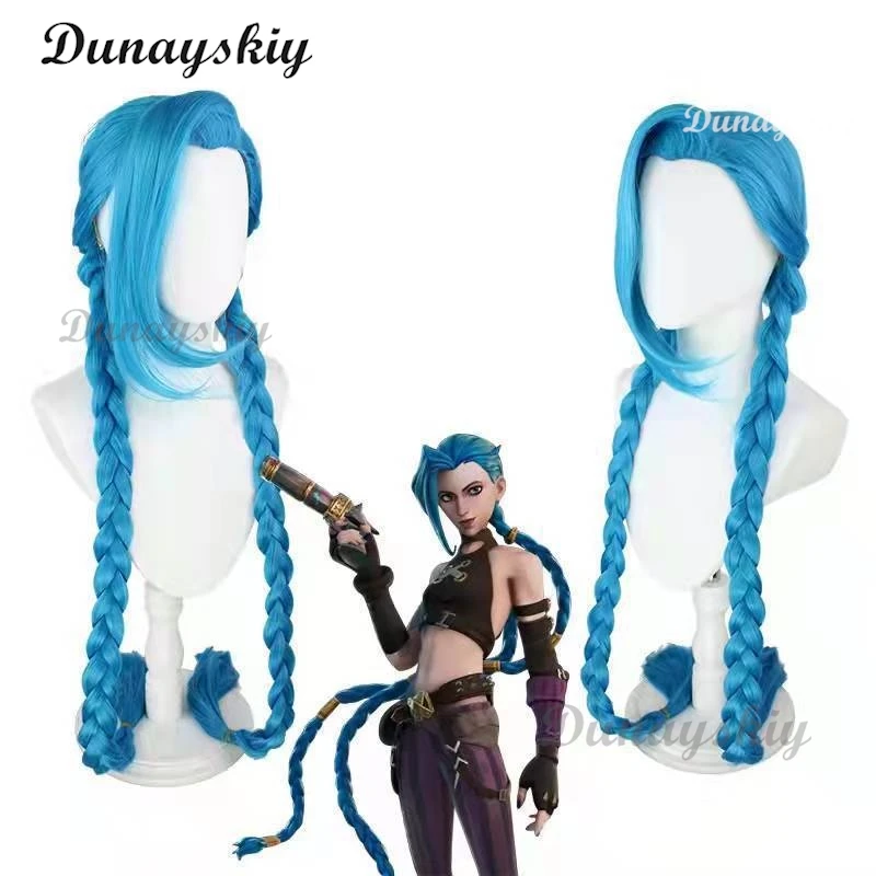 Anime gra LOL Arcane przebranie na karnawał Crit Lol Jinx Cosplay luźna armata strój Cosplay peruka seksowne kobiety karnawał dostosowane