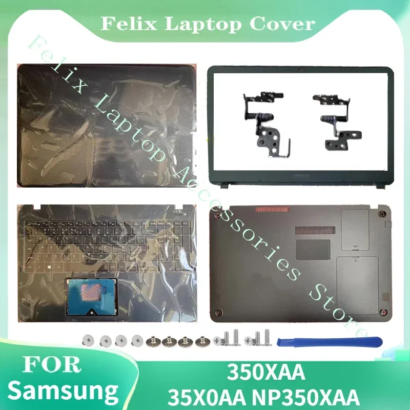 

FOR Samsung 350XAA 35X0AA NP350XAA Laptop LCD Back Cover/Front Cover/Palm Rest Brazilian Keyboard/Bottom Cover/hinge