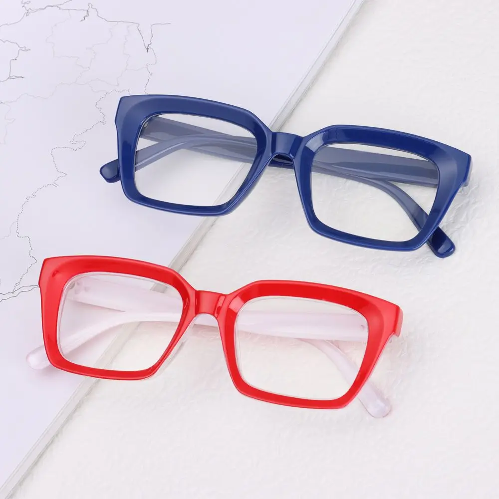 Men Women Square High-definition Large Frame Presbyopia Eyeglasses Oversized Reading Glasses