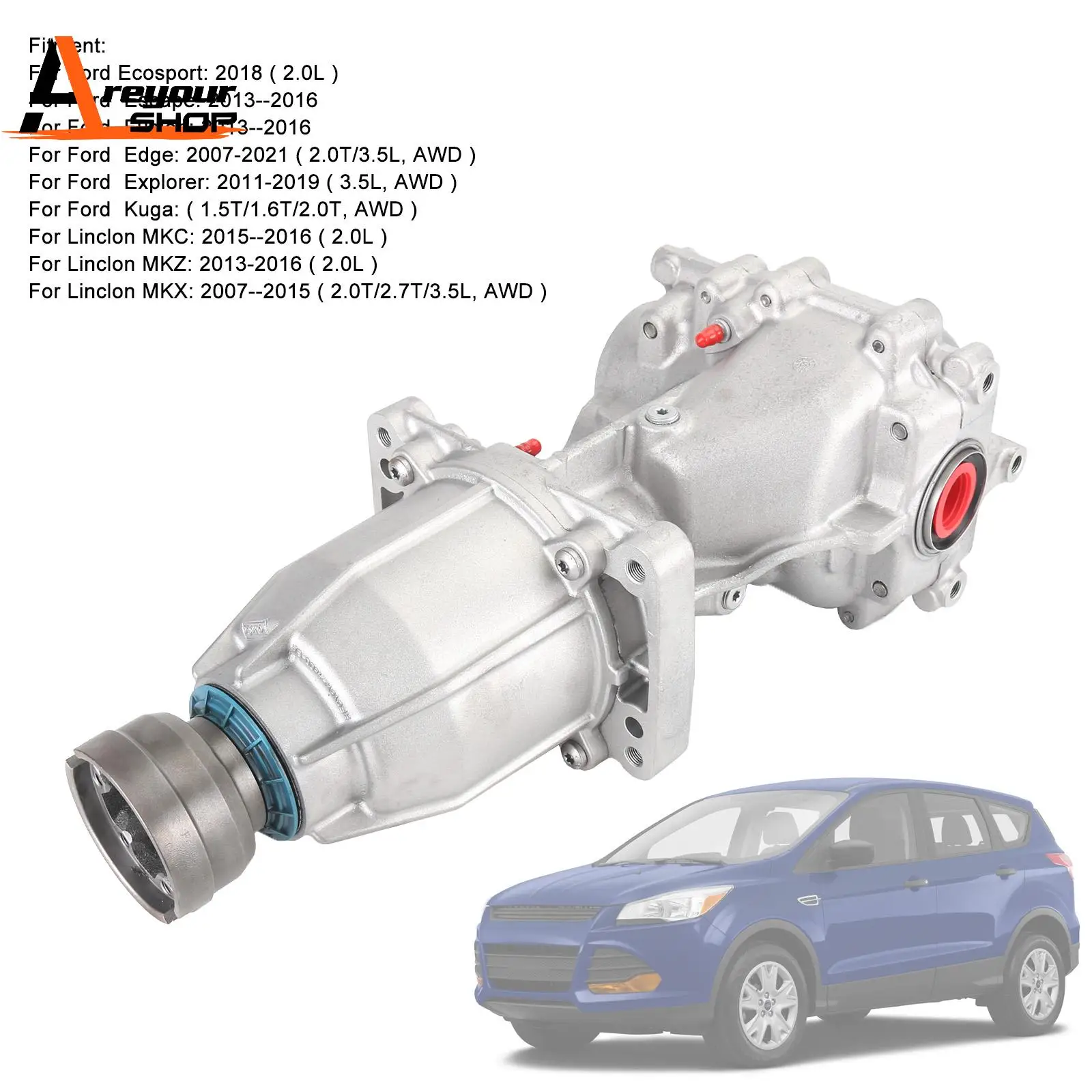 

Rear Differential CV6W-4B025-DF 3.5L AWD 4WD for Ford Flex Explorer Edge 2013-2019