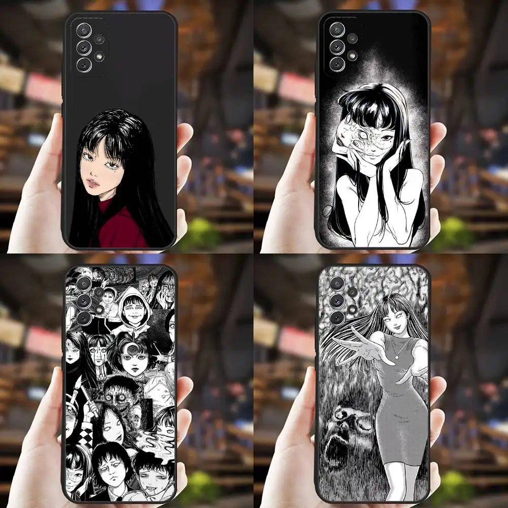 

Comics J-Junji Ito T-Tomie Phone Case For Samsung S25,S24,S21,S22,S23,S30,Ultra,S20,Plus,Fe,Lite,Note,10,9,5G Black Cover