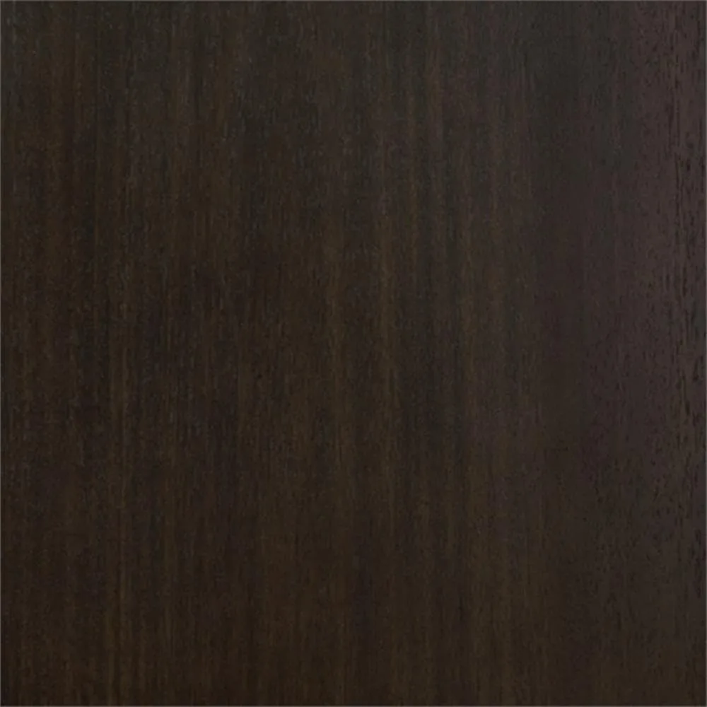 منضدة حديثة بدرجين مع درج علوي مبطن باللون البني الداكن