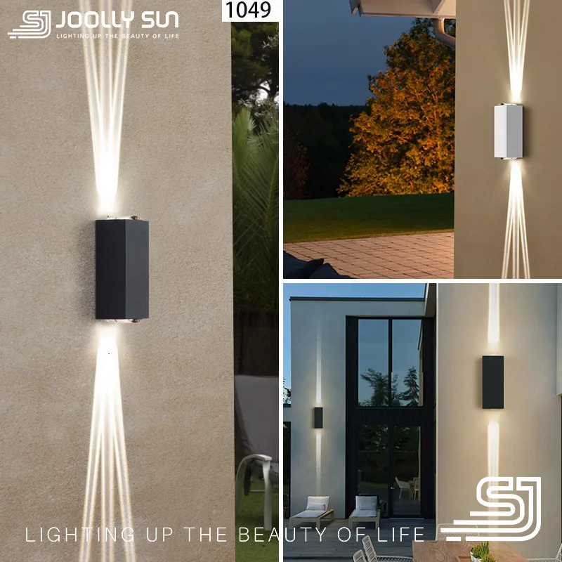 Imagem -03 - Joollysun-lâmpada de Parede Led Impermeável Exterior Iluminação Exterior Arabela para Jardim Moderno Terraço Decoração Lateral do Portão Luminária