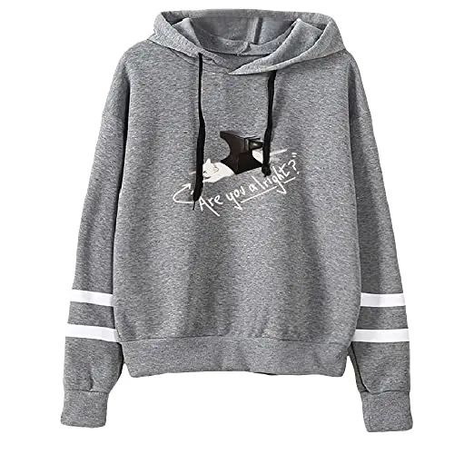 

Wilbur Soot are You Alright Merch Hoodie Pocketless Parallel Bars Sleeve Hooded Harajuku Men/Women Sweatshirt