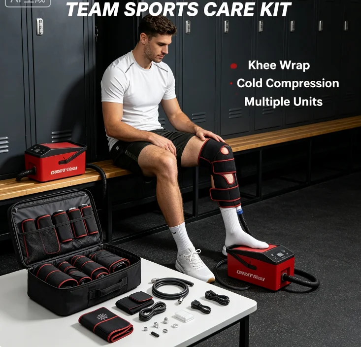Sports Injury Cold Therapy Cryo Freeze Machine  Compression Cooling System for Acute Trauma Swelling Inflammation Pain Reduction