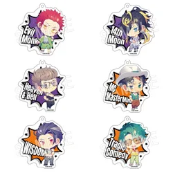 Hypnosis Microphone KeyChain Women Ill-DOC Key Chain for Men WISDOM Key Ring 14th Moon Acrylic Keyring Heaven Hell Pendant Gift