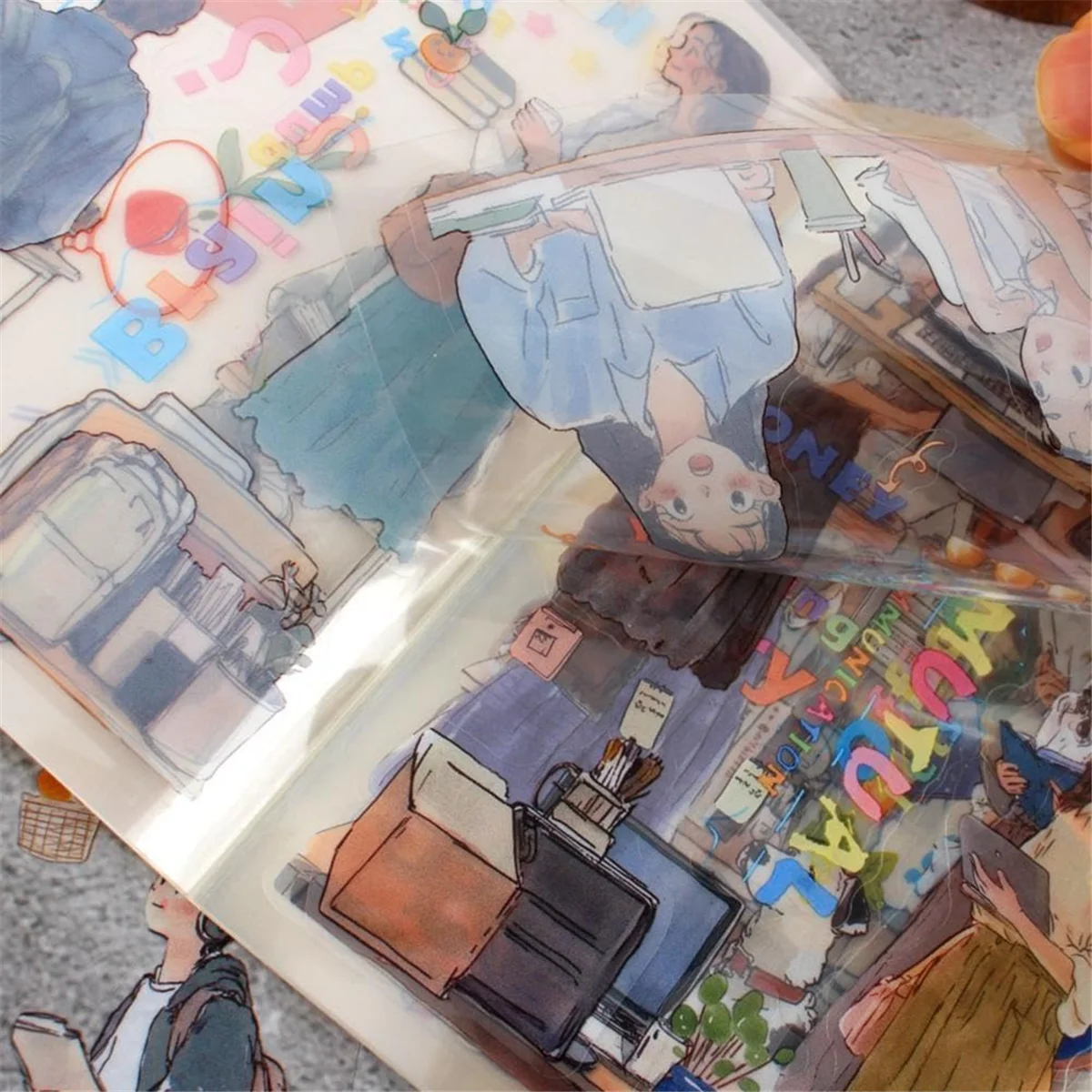 

A13M Women Journal Sticker Book, PET People Stickers for Journaling, Scrapbooking, Junk Journal Supplies Office Quiet