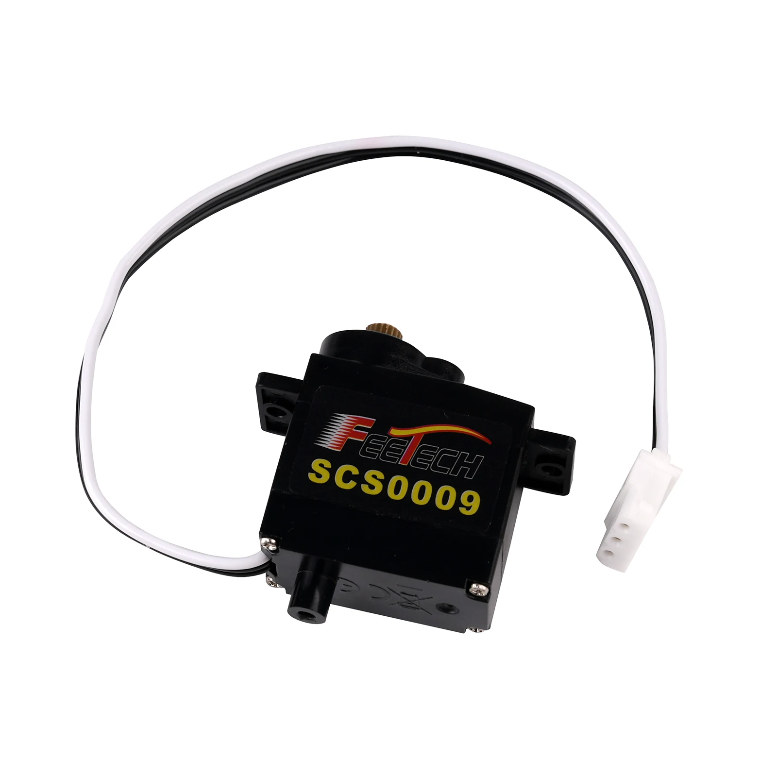 Mini Servo Feetech da 2 kg 300 °   Micro servomotore con ingranaggi metallici a doppio asse per modelli di braccio robotico/RC con bus seriale TTL (1/2/4/10 pezzi)