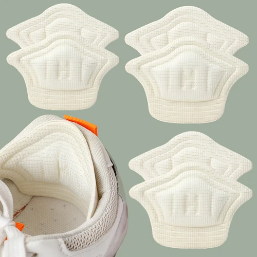 Imagen 2 del producto Plantillas de talón de tamaño ajustable para zapatos, almohadillas de talón con parche para zapatos deportivos, 2/20 piezas, plantilla para pies, Protector de talón, pegatina trasera