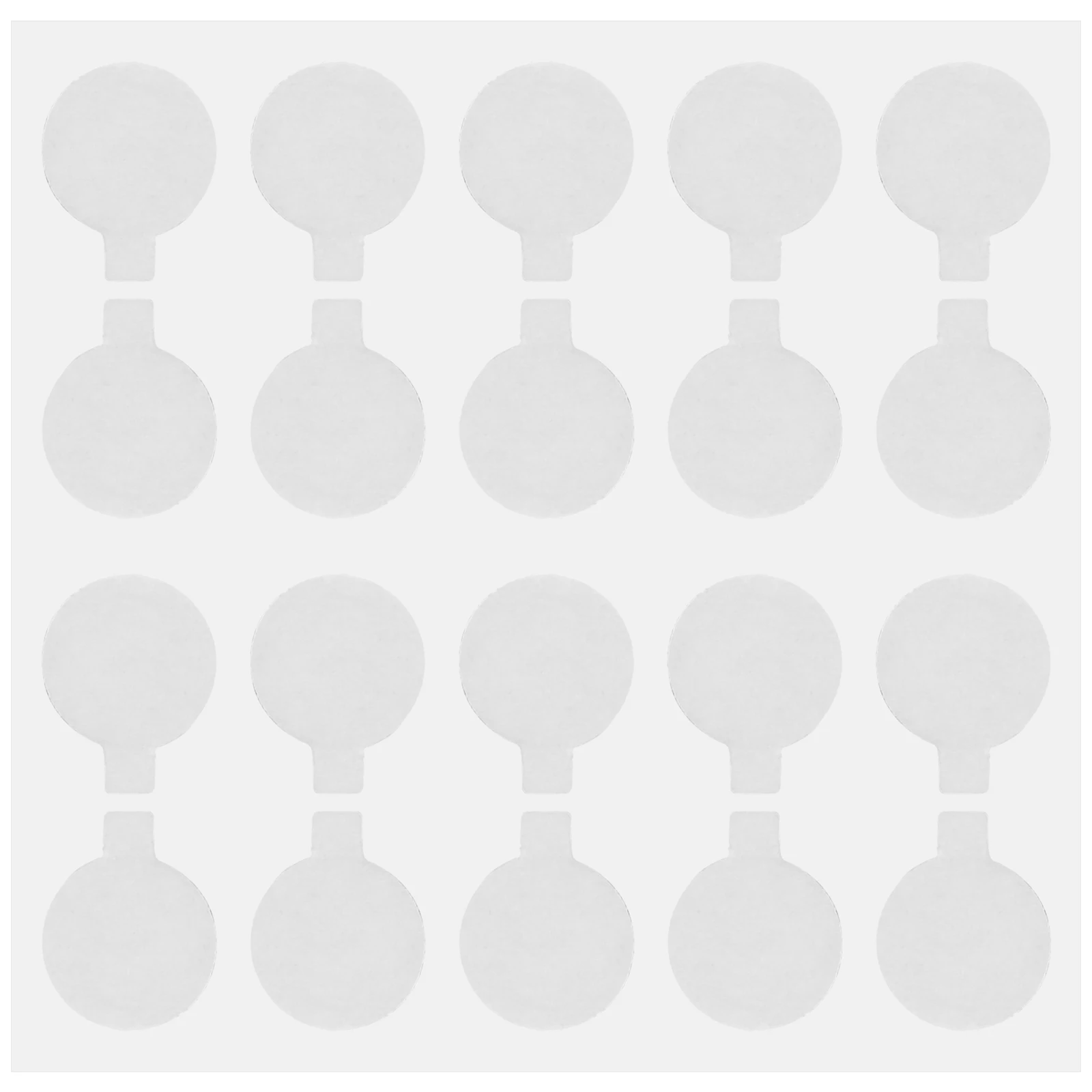 

100Pcs 10x0.5mm Double Sided Nano Adhesive Round Labels for Gifts Envelopes Packages Paper Bags No Residue Easy to Use