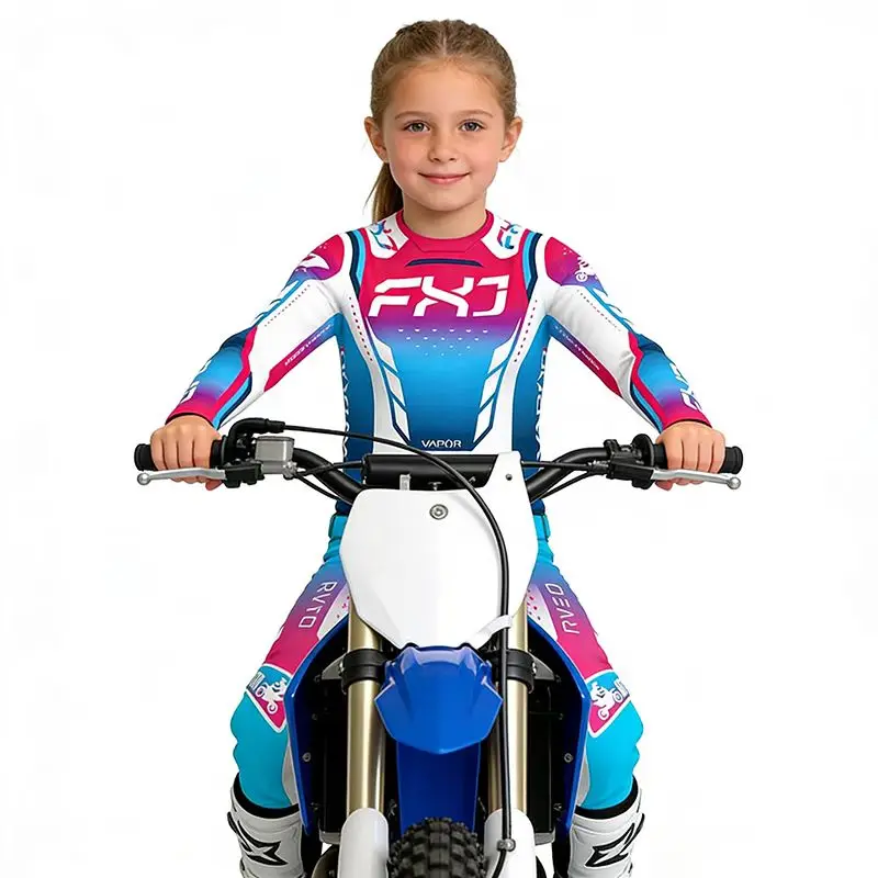 

motocross jersey and pants kids clothing big boy girl Youth child Motorcycle mx gear set racing suit Customized Number Name