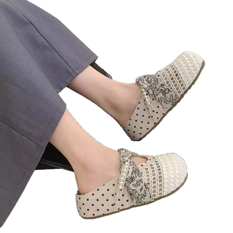 Women's Breathable Mesh Slip-On Flats Anti-Slip  Style Casual Shoes