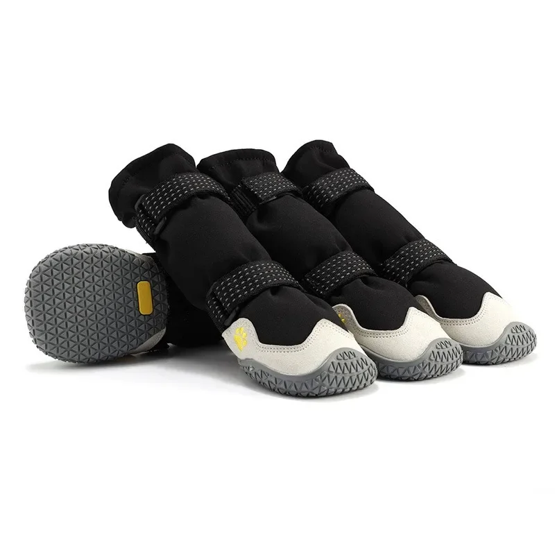 Waterproof Anti-Slip Dog Snow Boots, Reflective Shoes for Large Dogs, Hiking Boots, Soft Breathable Paw Protectors for Pets