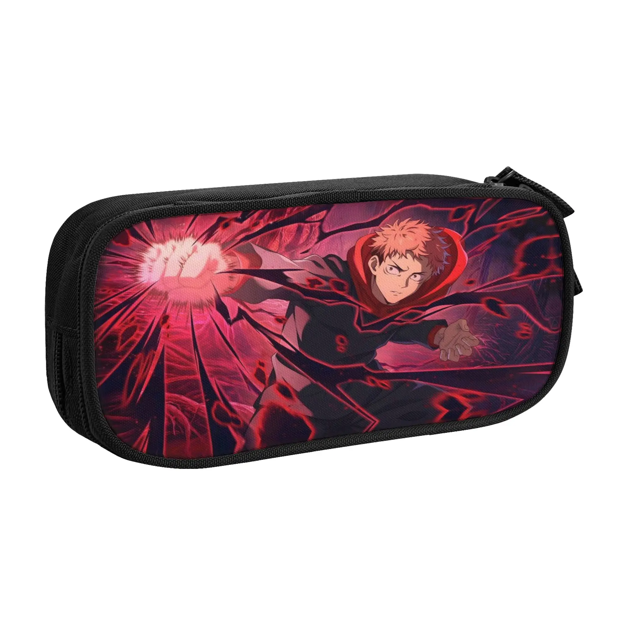 

Large-capacity Pencil Case Jujutsus Kaisens School Accessories Double Layer Pencil Box Women Make Up Bag Gift