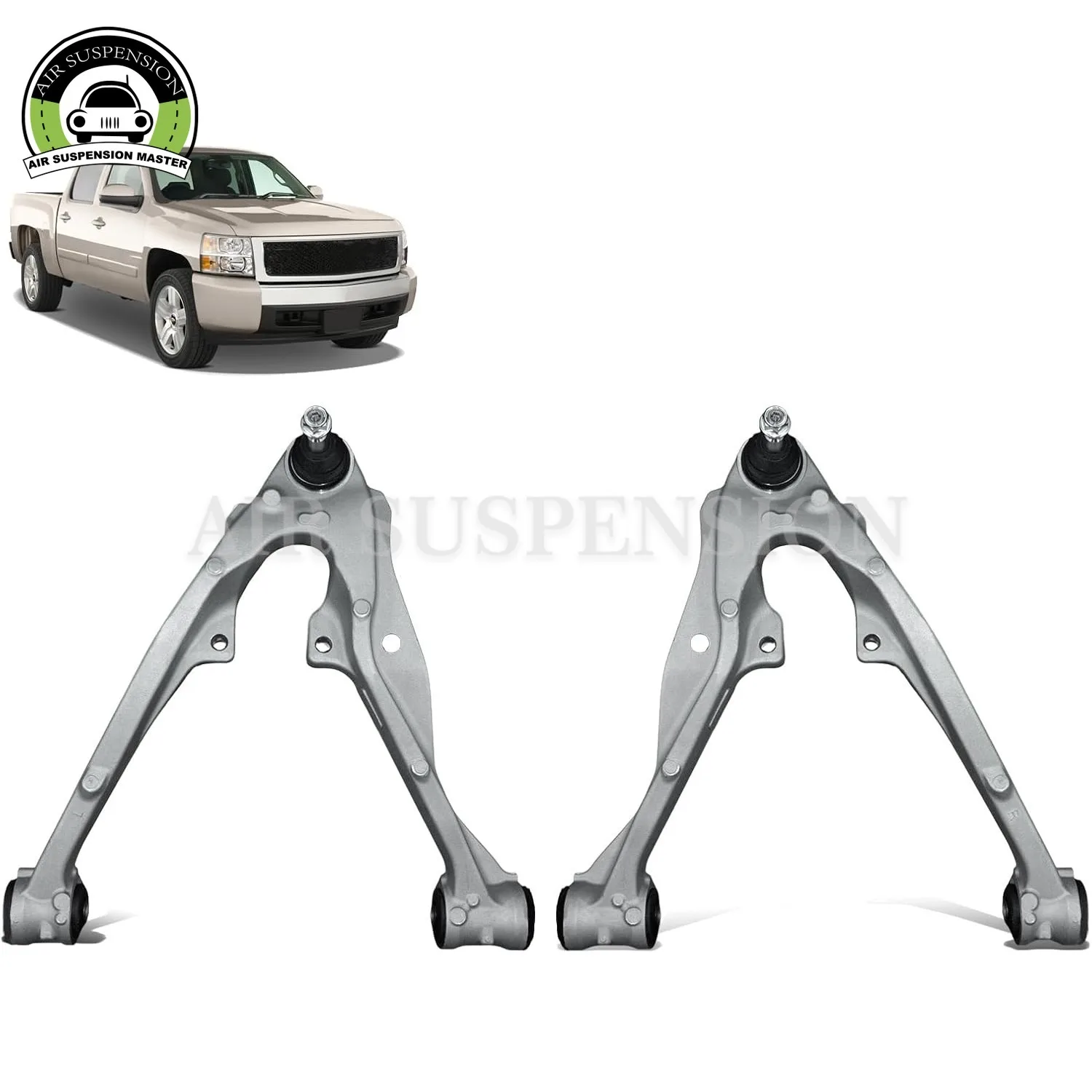 

2pcs Front Lower Control Arm Ball Joint for Cadillac Escalade Chevrolet Silverado 1500 Tahoe GMC 2007-2014 MS501003 MS501004