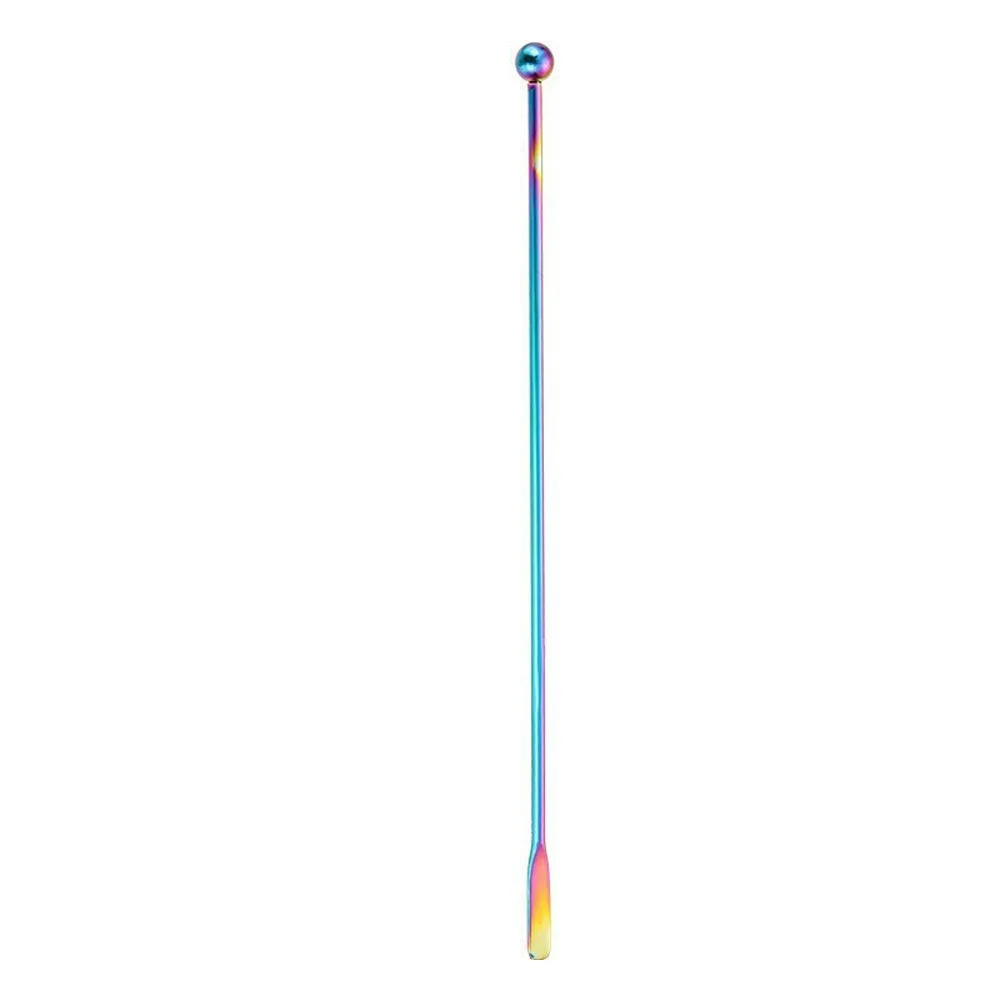 

Stainless Steel Mixing Stick Ball Peen Decoration Drink Stirring Long Handle Reusable Stirring Rod Champagne Stirring