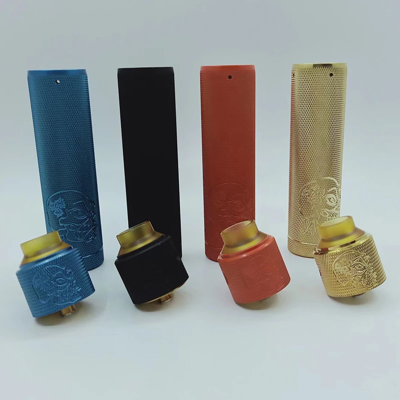 Purge Viper Mechanische Mech Mod Kit 24/25/26/29Mm Purge Mods Te Basics V4 Gekartelde mech Mod 18650/20700/21700 Batterij 316SS Rda