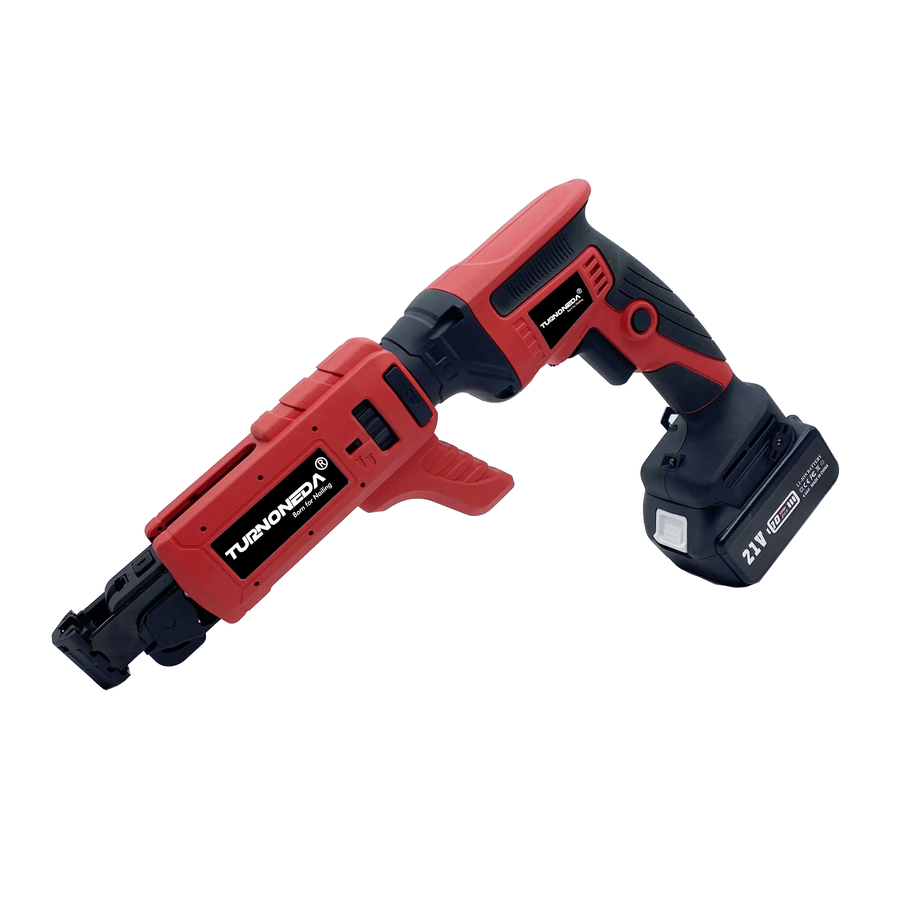 

1 Set Rechargeable Industrial Automatic Nail Gun Electric Self-Tapping Screwdriver for Woodworking Decoration Battery-Powered