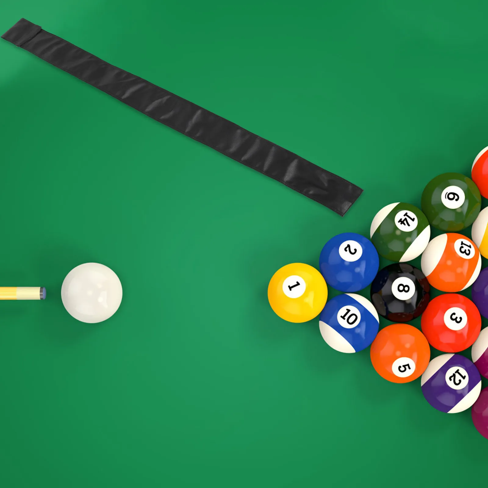 

Exquisite Pool Cue Bag Protective Storage Pouch for Billiard Cues Rugged PU Material Easy to Carry Perfect for Travel