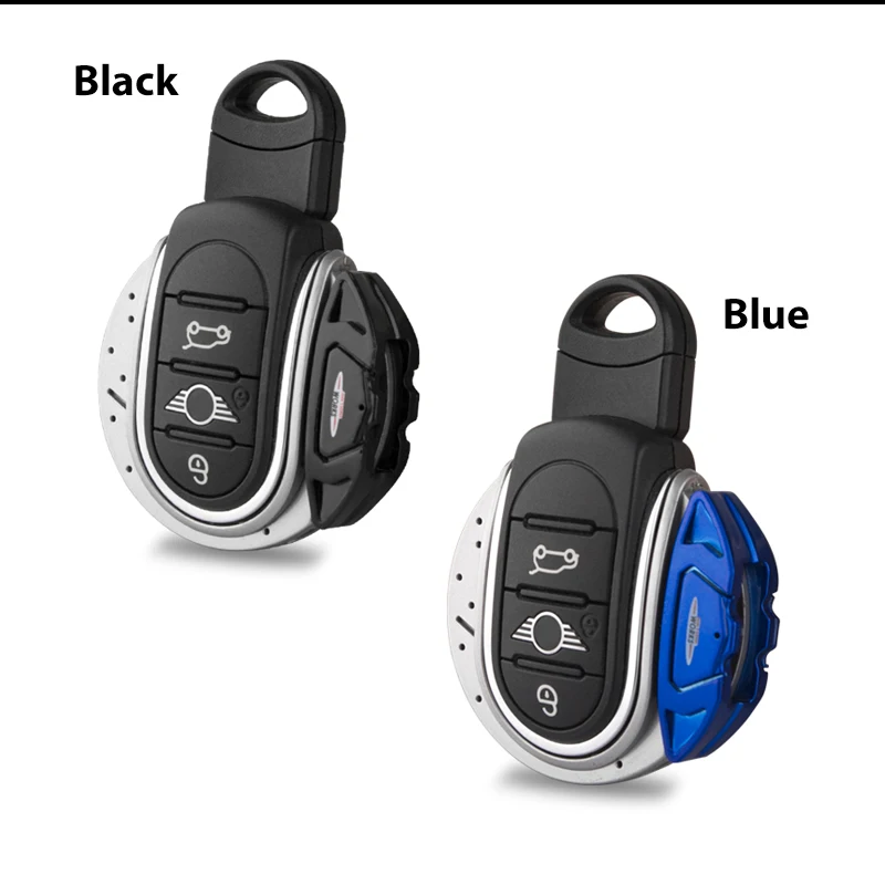 Metal GP JCW Brake Disk Shape Key Fob Case Shell Cover for MINI Cooper 3rd Gen F55 F56 F57 F54, Gen2 F60 Countryman Smart Key