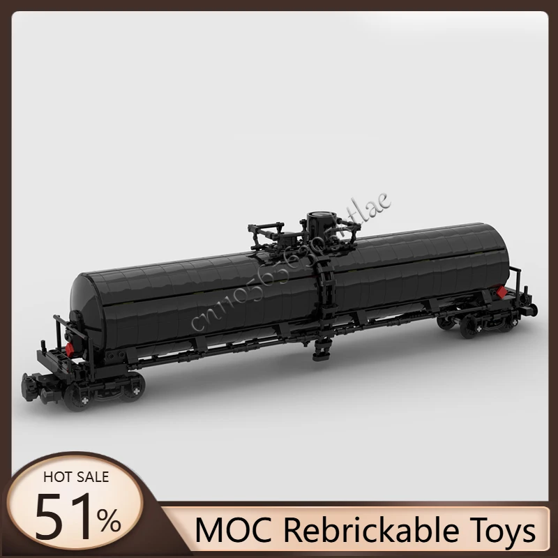

966Pcs MOC City Transportation Train Carriage Transportation Tanker Truck Model Custom Puzzle Bricks DIY Creative Assembly Gifts