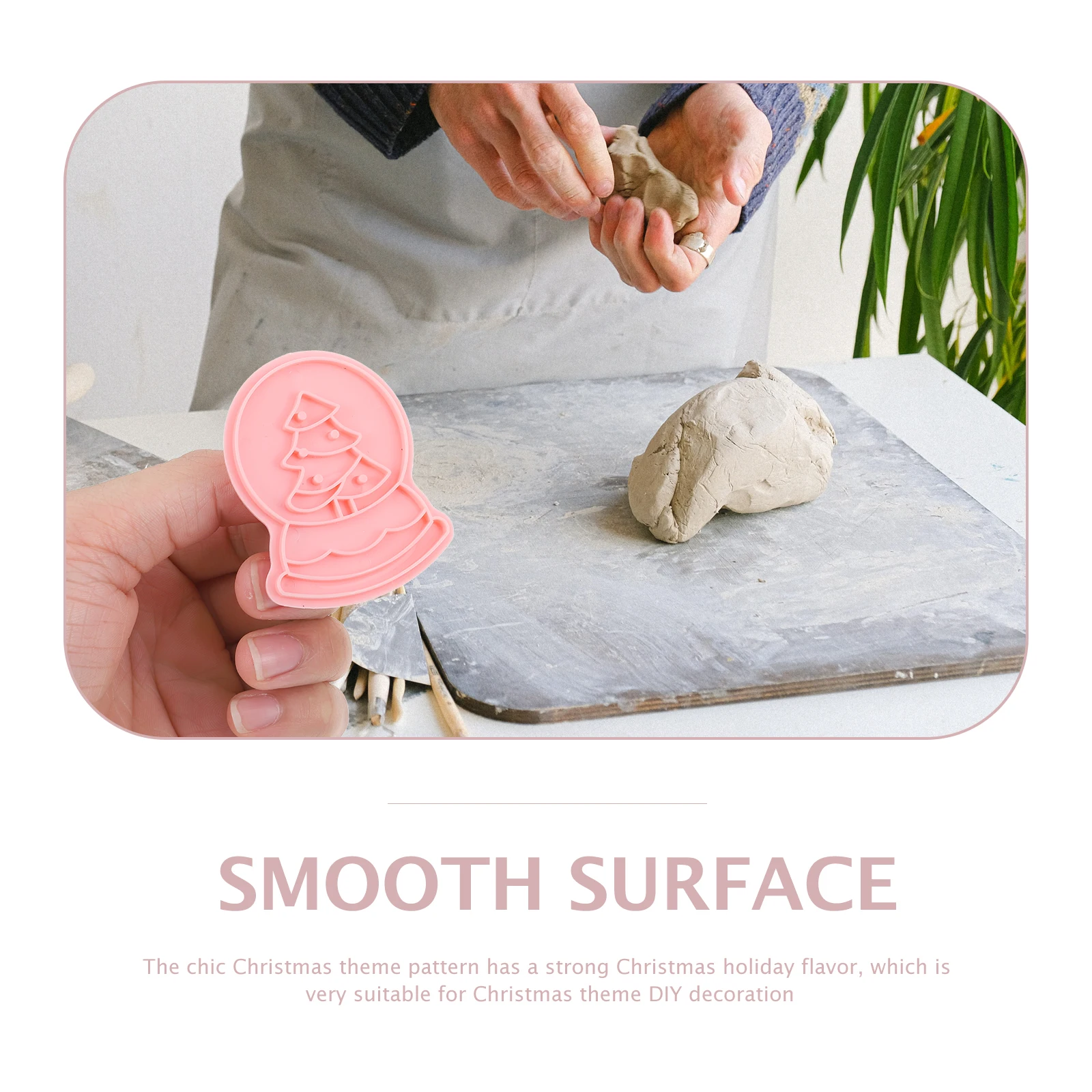 

8Pcs DIY Biscuit Molds Cartoon Christmas Cookie Molds Nonstick Easy Clean Baking Tools Gift Cookie Mold DIY Biscuit Mold