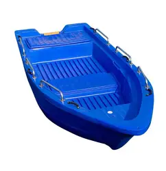 4.3 Meters Plastic Boat Fishing Boat River Cleaning Boat Can Be Equipped with Outboard Engine
