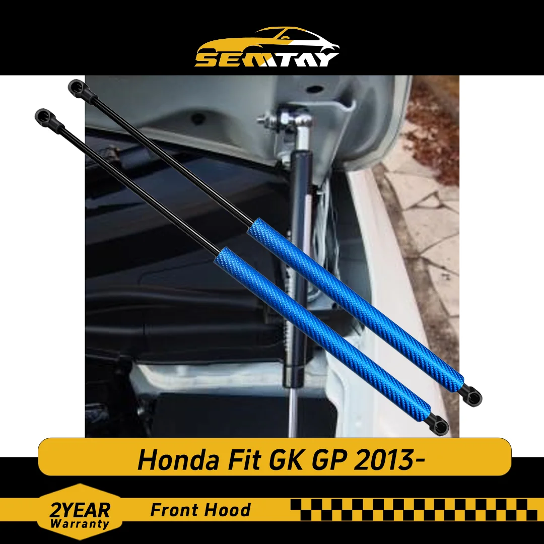 

SEMTAY Hood Lift Struts Compatible with Honda Fit GK GP 2013- Honda Fit Bonnet Gas Shock Dampers