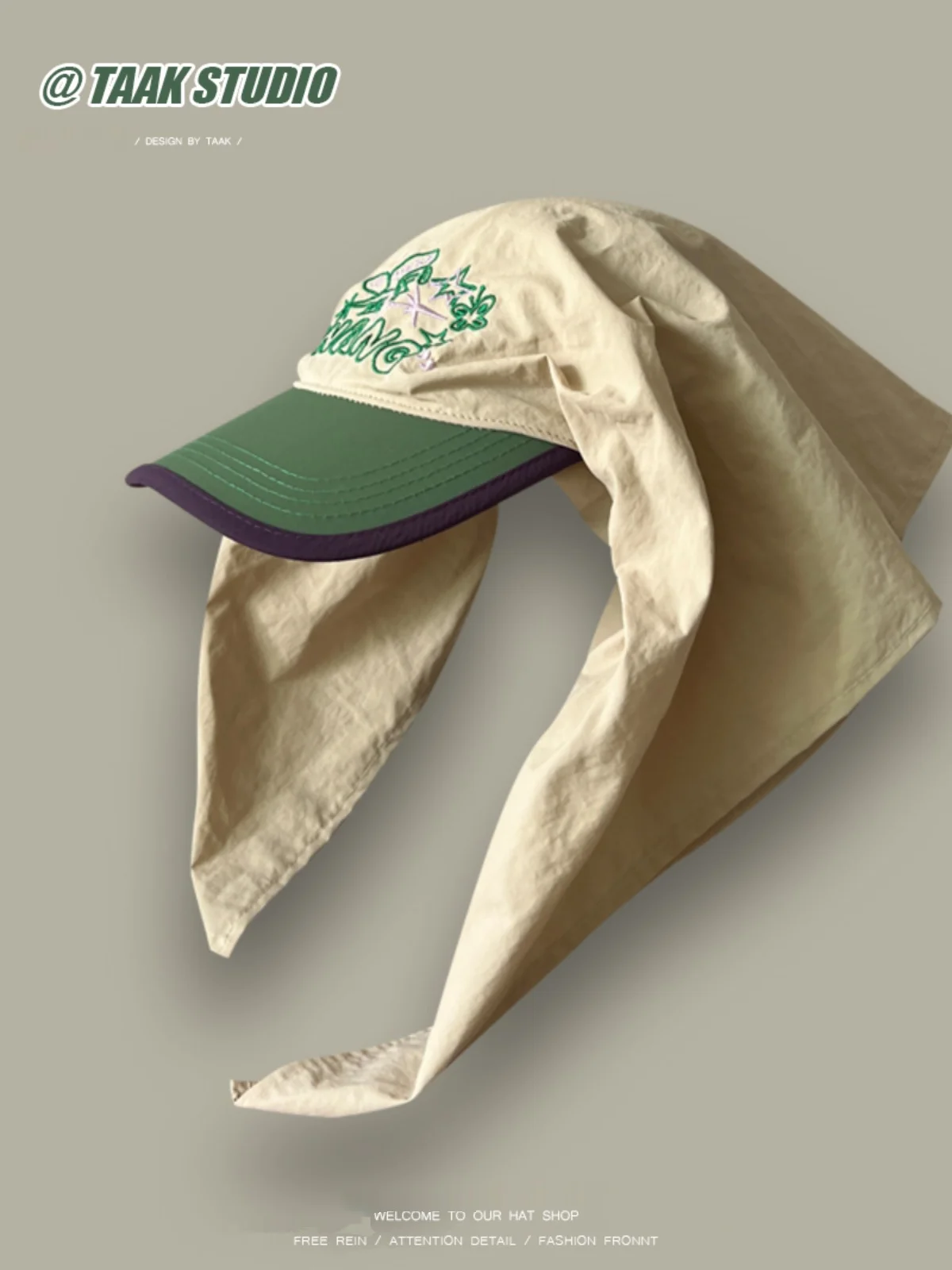 Hat Niche Quick-Drying Sun Hat Female Outdoor Camping Peaked Cap Baotou Baseball Cap