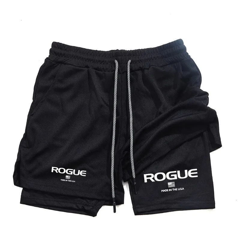 Shorts d'entraînement de basketball noirs à séchage rapide, imprimés, pour la course et le fitness, collection 2026, pour la formation professionnelle et les vacances