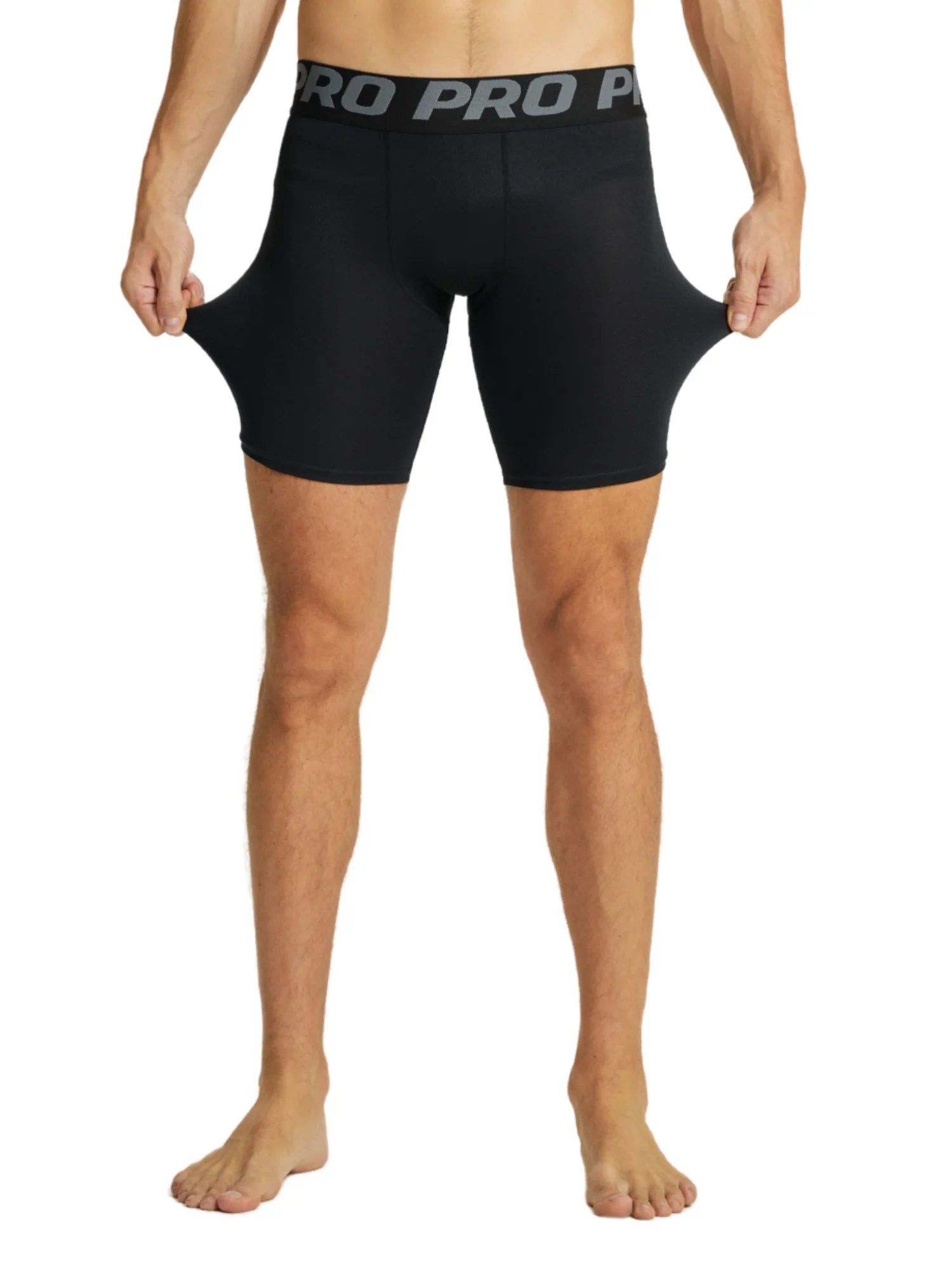 Men's Summer Polyester Sports Shorts, Athletic Running Shorts for Gym Fitness Workout Training, S-2XL