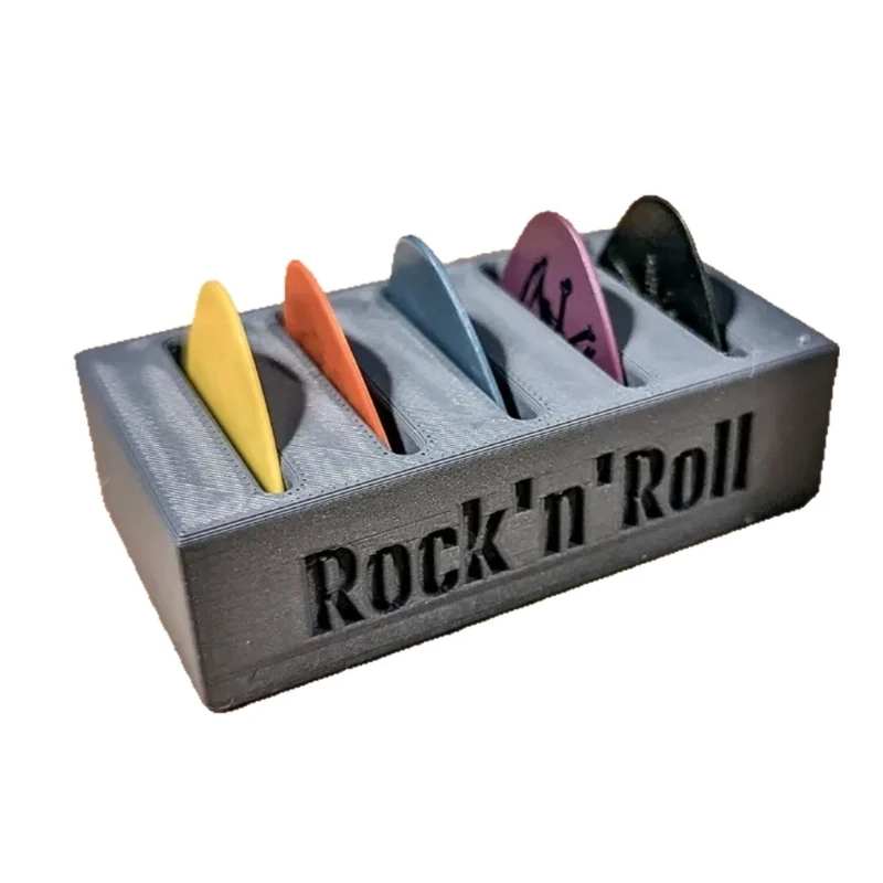 Guitar Pick Holder Case Compact Personalised Guitar Picks Holder for Player