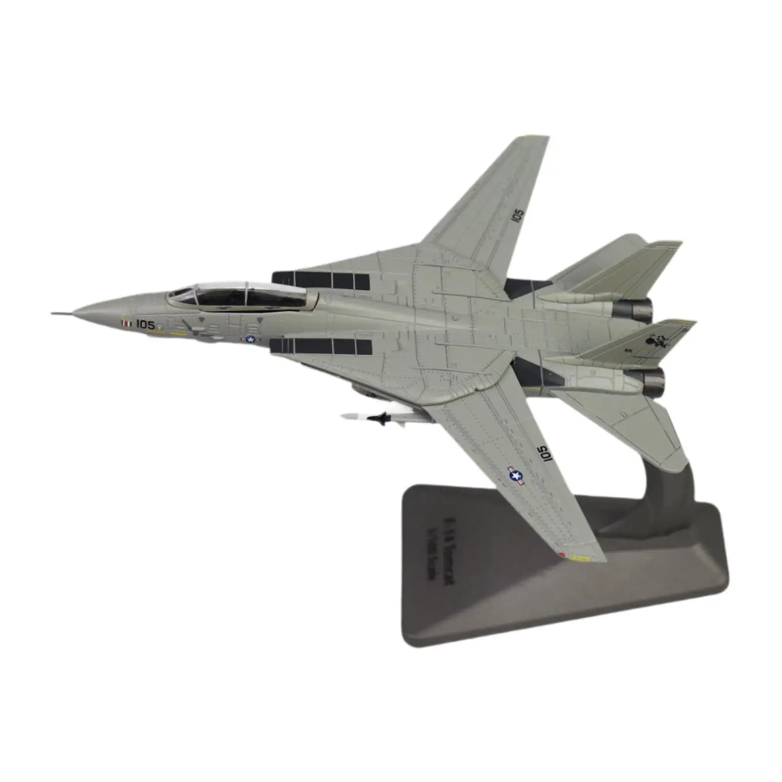 F14D Fighter Model Airplane Adults Gifts Collection Carrier based Aircraft for Bar Shelf Office Desktop Decoration