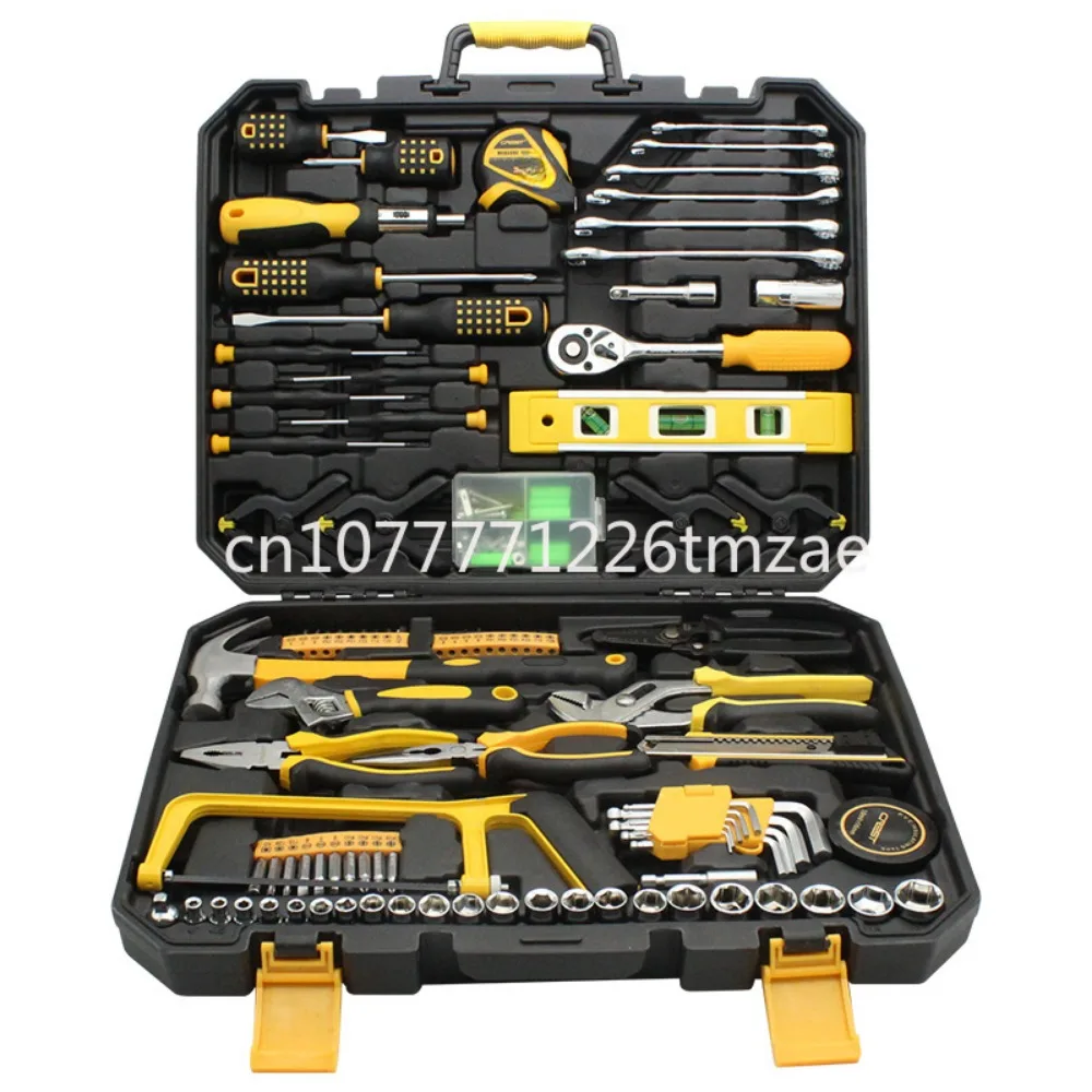 

Hardware Toolbox Suit Car Multifunction Socket Wrench Auto Repair Household 168-Piece Combination