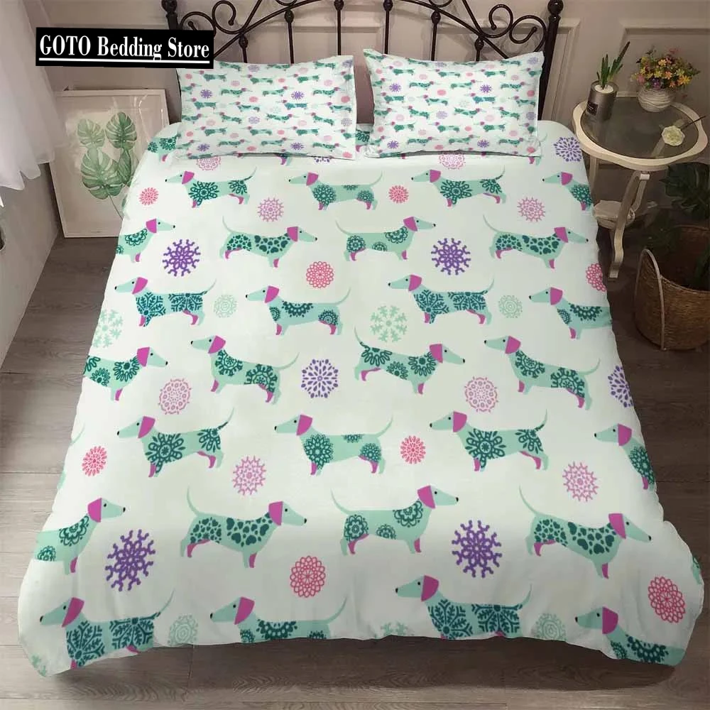 

Wholesale Winter Duvet Cover Sets for Boy Girl Print Pug Cute Pet Dog Kids Size Bed Covers Set 3 Pcs Bedding Set Full Size Twin