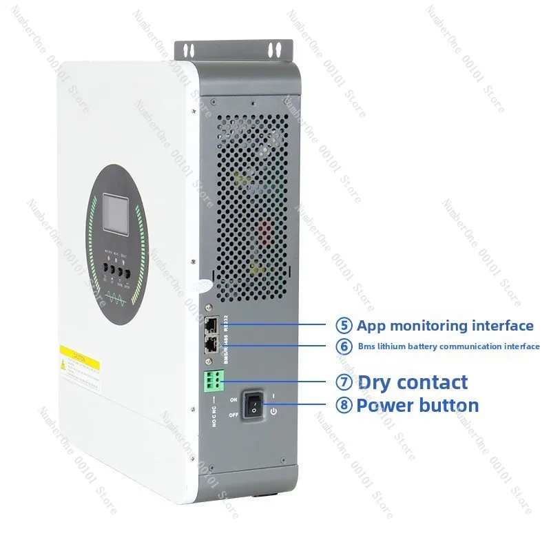 3.2kw hybrid solar sine wave 24v100a inverter photovoltaic inverter control all-in-one machine
