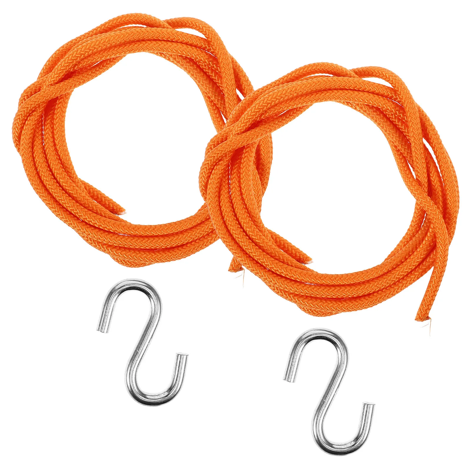 

1Set Heavy-Duty Stainless Steel Hammock Straps with Nylon Ropes Adjustable Tree Hanging System for Camping Hiking Travel Outdoor