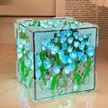 B-blue-22pcs tulip