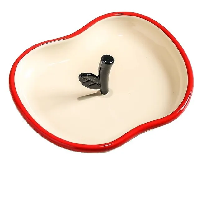 

Fruit double-layer string plate ceramic household living room tea table snacks candy snack plate