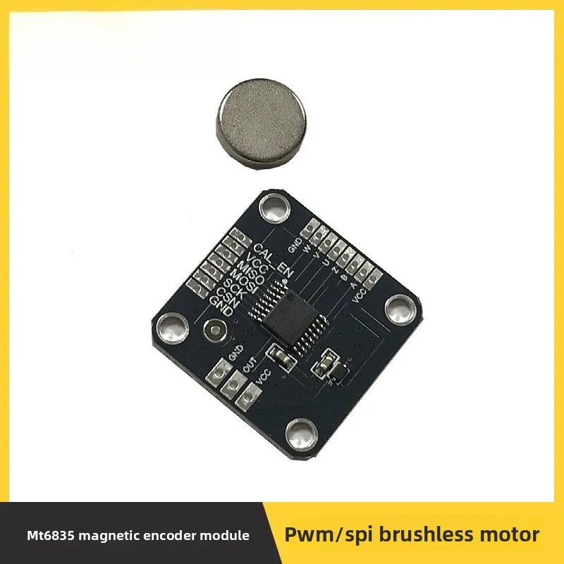MT6835GT Magnetic Encoder Module, 21Bit PWM/SPI for Brushless Motor, Replace AS5048, With Magnet