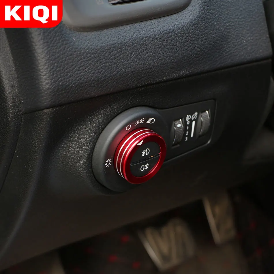 Stainless Steel Lamp Headlight Switch Decoration Sticker Trim for Chevrolet Malibu Cruze Trax for Opel Mokka ASTRA J Insignia - Image 2