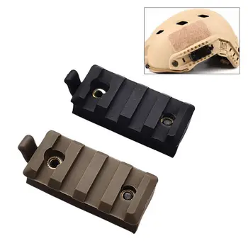 戰術頭盔手電筒套裝 偵察兵迷你LED燈 戶外狩獵 軍用頭盔燈架 適用於FAST頭盔20mm導軌 10 最佳銷售 頭盔燈戰術 - №8