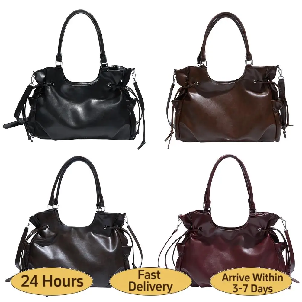 

Сумка-тоут из ПУ для поездок на работу, большая вместительная сумка через плечо, однотонная дорожная сумка-тоут, вместительная, для женщин, для путешествий и поездок на работу