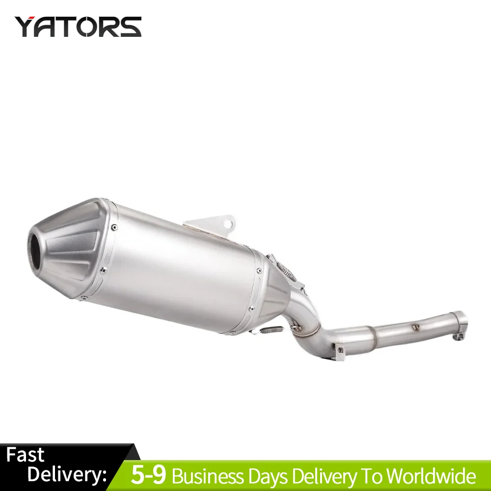 

Slip on Motorcycle modification exhaust pipe suitable for Suzuki DRZ400 off-road exhaust pipe middle section 2002 to 2006