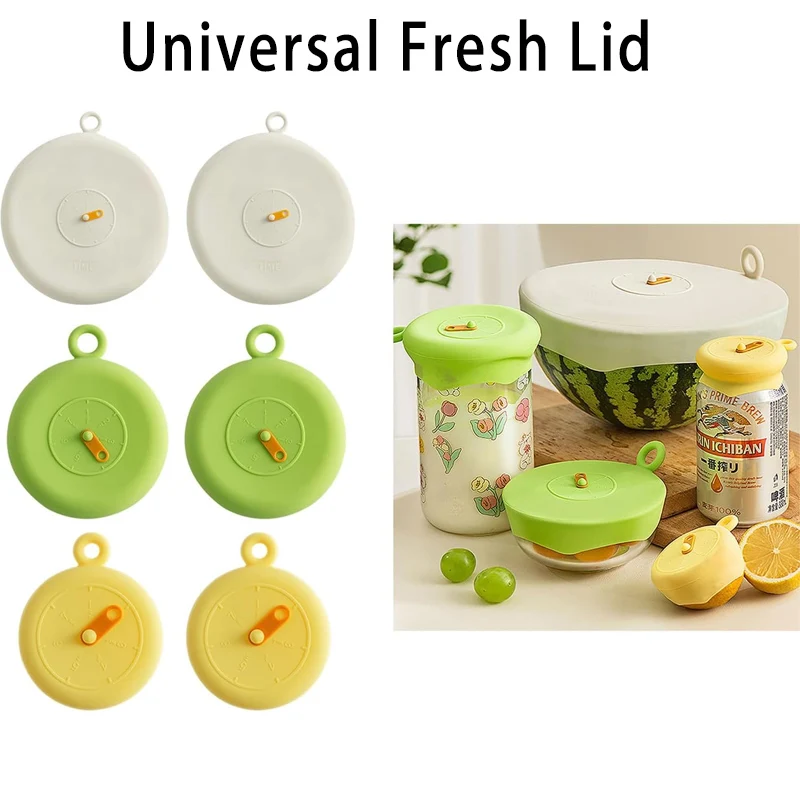 Creative Design Silicone Elastic Preservation Cover Reusable Packaging Cover Silicone Covers for Stretchable Sealable Food