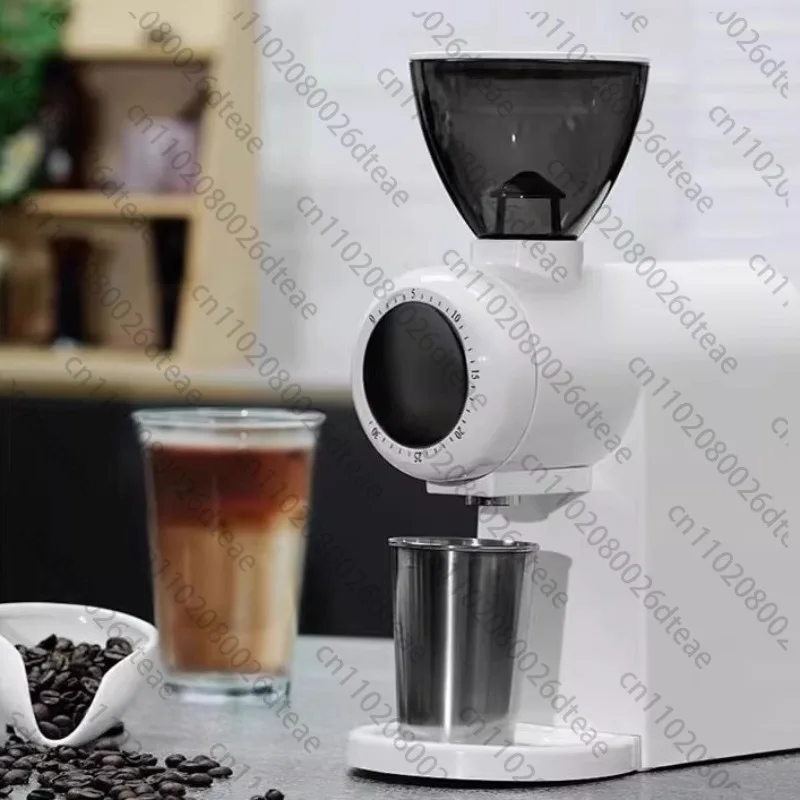 G1004A Electric Coffee Grinder 48mm Flat Burr Plasma Anti-Static for Espresso Pour Over French Press Coffee Mill