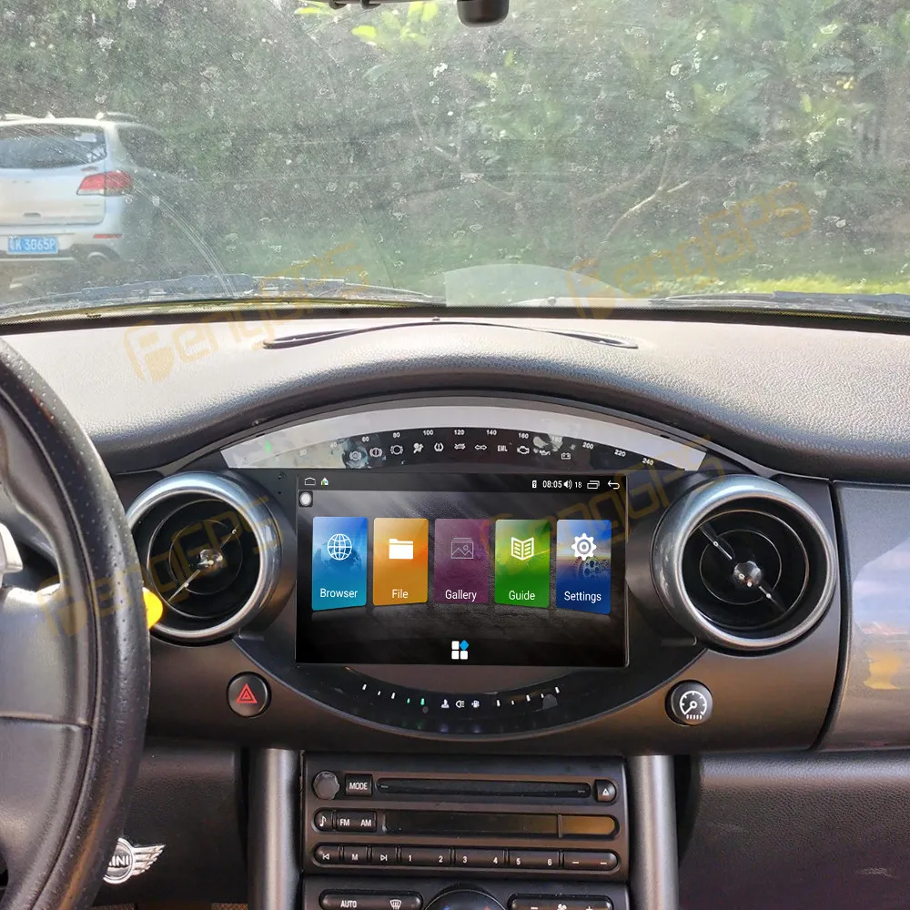 لسيارات BMW ميني كوبر R50 R52 R53 2004 -2006 نظام ذكي مشغل وسائط متعددة لاسلكي Carplay Autoradio ستيريو GPS نافي تاتش